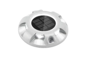 Aluminium Solar Deck Lights Outdoor Waterproof Driveway Dock Light 6led Solar Powered Road Marker Light for Step Sidewalk Stair
