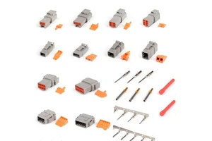 CE Rohs Approval 2/3/4/6/8/12pin IP68 Waterproof Deutsch Dtm Series Auto Connectors From Connector Supplier