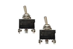 RENEW RT-S6-13B(2) 3P SPDT Rocker Toggle Switch 15A 250V ON-OFF-ON Metal IP40 Screw Terminal Electrical Equipment