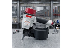 Industrial Pneumatic Coil Nail Gun With Aluminum For Woodworking & Construction