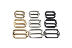 DIY Dog Collar Metal Tri Glide Slider Buckles 25MM 38MM 32mm Zinc Alloy Sewing Accessories Bags Special Bag Parts Accessories