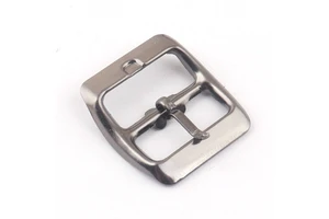 Custom Simple Clip Pin Buckles Hardwares for Leather Belt Metal Belt Buckle