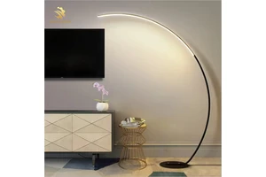 Modern Simple Nordic Fishing Floor Lamp Art Corner Decoration Living Bedroom Led Curved Remote Standard Lamp