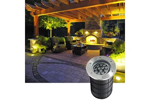 Twinklight Outdoor Low Voltage RGB LED Landscape Lights Waterproof LED Underground Flood Lamp Deck Light