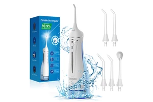 Water Pick IPX7 Waterproof Rechargeable Cordless Electric Portable Jet Teeth Cleaning Dental Floss Oral Household Hotel