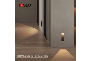 Modern Indoor Home Corner Foot Wall Lamp Recessed Embedded Led Step Stair Lights Side Staircase Light