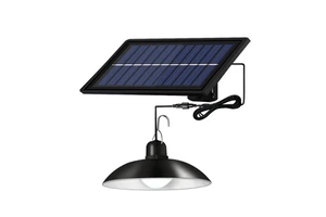 IP65 Waterproof Double Head Solar Pendant Light Outdoor Indoor Solar Lamp Shed Lights
