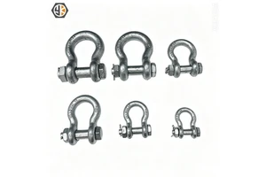 Drop Forged Anchor Shackle | RR-C-271 Heavy Duty Rigging | ASME B30.26 Bow Shackle
