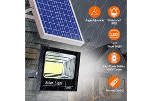 Solar LED Reflector Spotlights ABS Plastic Waterproof Road Wall Lamp RoHS Certified Exterior Split Street Lamp