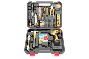 Customized Multifunctional Power Drill Combo Kit Household Electrician Tool Set Machine Tools Box Bag Packaging