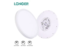Simple Style Round Ceiling Lamp 15W 24W 36W 48W Three-Proof Kitchen Bathroom Lights