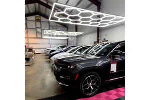 Easy Install High CRI Garage Hexagonal Work Car Workshop Detailing Light