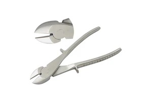 Heavy Duty 180mm Stainless Steel Grooved Handles Wire Cutting Pliers for Jewelry Making DIY Crafts Crimping Fishing OEM