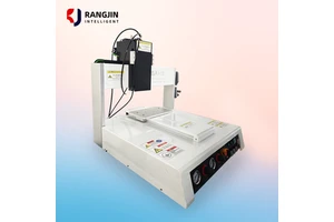 Desktop High Speed Automatic Glue Dispensing Machine Yellow Hot Melt UV Glue Universal Type Robot 1 Year Warranty High Precision