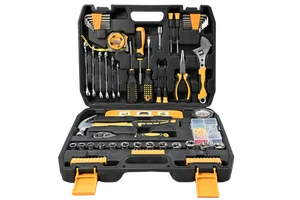 RYNEX 108pcs High Quality Auto Repairing Kit Tool Box Combination Hand Tool Set