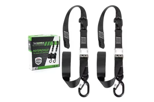 OEM Race Gear 38mm Heavy Duty 1.2T Custom Logo Cam Buckle Bar Harness Motorcycle Tie Down Straps With Safety S Hook For ATV