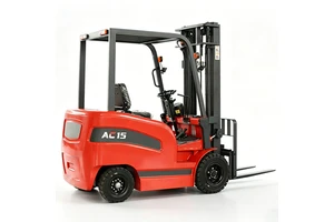 Professional 1.5Ton Capacity Counterbalance Hydraulic Stacker Seated Mini Compact Reach Truck Electric Forklift Truck
