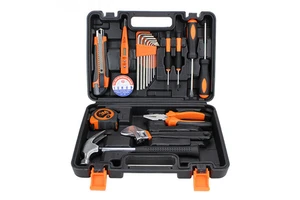 13pcs Carbon Steel Household Repair Tool Kit Promotional Tool Set with Hard Case for Car Care for Basic Vehicle Maintenance