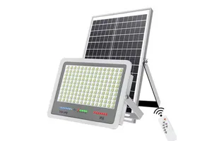 Super Bright IP66 Waterproof Solar Floodlight Remote Control 400W 300W RoHS Certified Aluminum Flood for Garden Courtyard Street